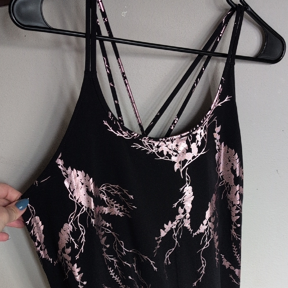 Sweaty Betty Black And Pink Foil Romper Activewear Size Small - Picture 3 of 10